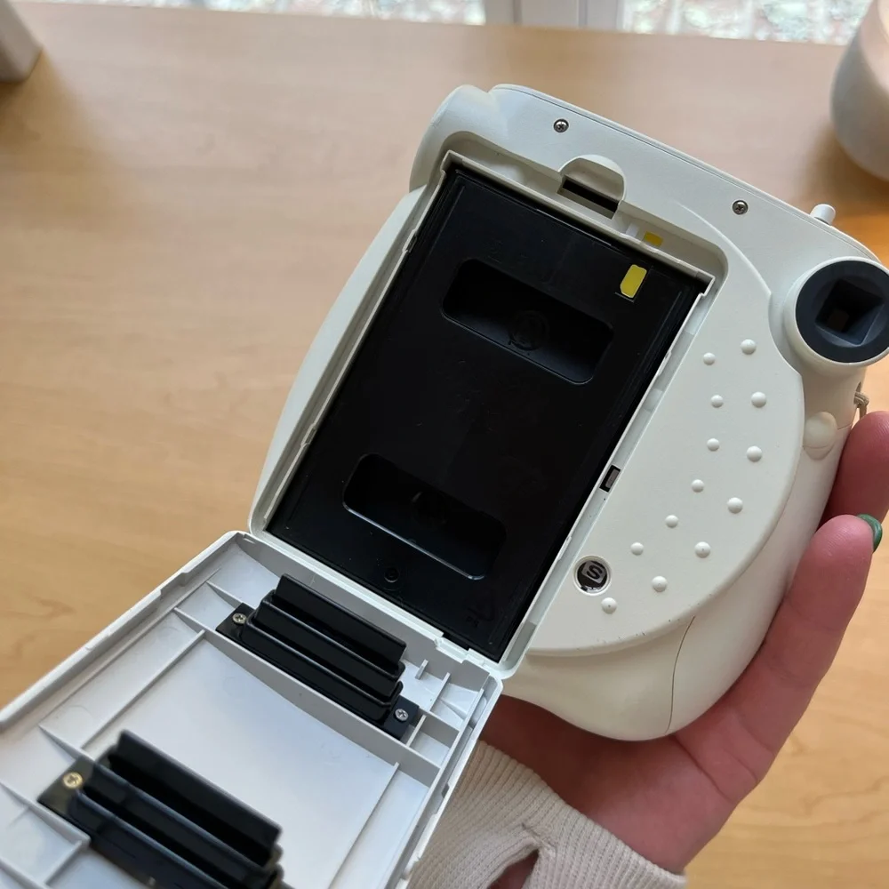 White Fujifilm Instant Camera
